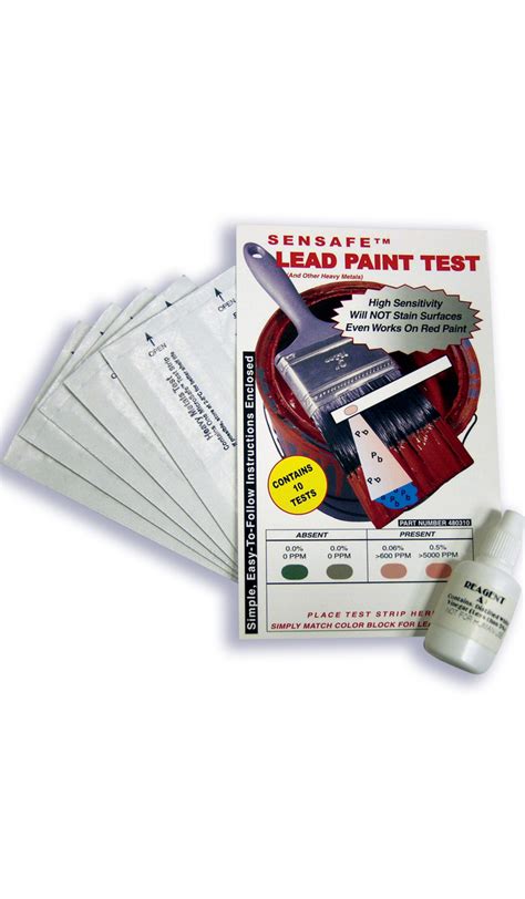 sensafe lead paint test review|best lead test kits.